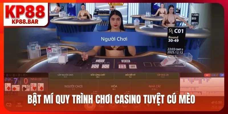 Bật mí quy trình chơi casino tuyệt cú mèo