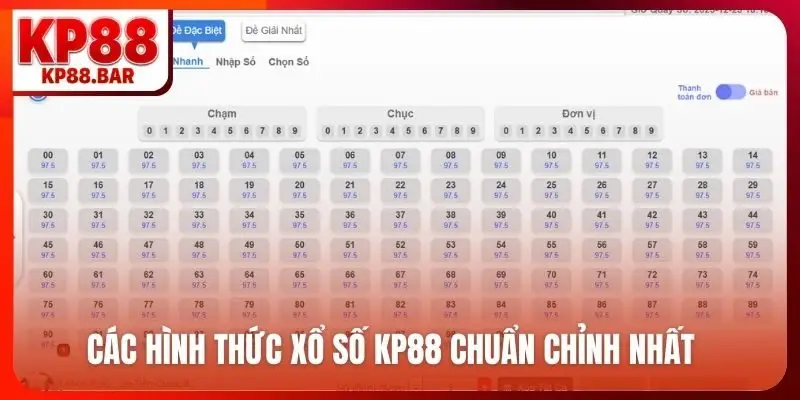 Xổ Số kp88 Các hình thức xổ số KP88 chuẩn chỉnh nhất