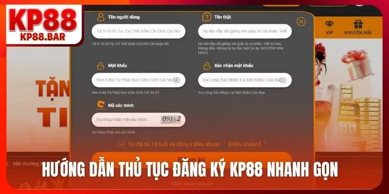 Đăng ký KP88 Hướng dẫn thủ tục đăng ký KP88 nhanh gọn