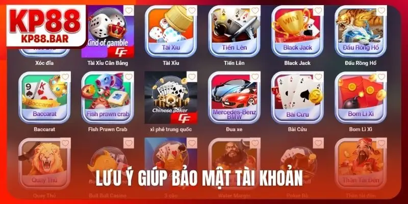 Lưu ý giúp bảo mật tài khoản