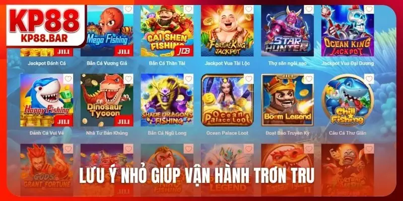 Lưu ý nhỏ giúp vận hành trơn tru
